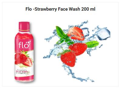 Flo -Strawberry Face Wash 200 ml