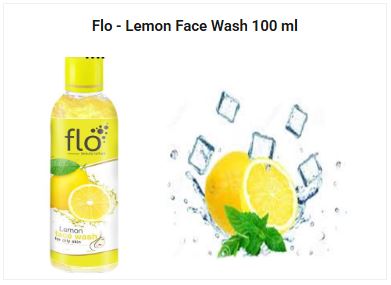 Flo - Lemon Face Wash 100 ml
